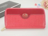 Waverly Wallets 2502-All Light Red with Red Leather