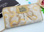 Madison Wallets 2016-Linked "C" Logo and Gold Coach Brand with T