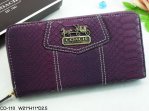 Madison Wallets 2028-All Purple Varvity Leather with Gold Coach