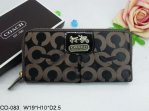 Madison Wallets 2110-Black with Sandy C Logo and Chocolate Leath
