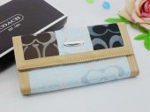 Poppy Wallets 2240-Big "C" Log and Siver Mark with Indigo and Ta