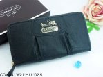 Madison Wallets 2002-All Indigo Leather and Gold Coach Brand