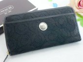 Waverly Wallets 2525-Silver Button and Black with Embedded Line