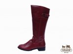Coach Boots 4261-All Dark Red Leather