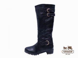 Coach Boots 4205-Classic Style with Black Leather