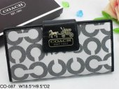Chelsea Wallets 1930-Gray "C" Logo and White with Black Leather