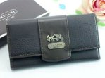 Chelsea Wallets 1916-All Gray Leather with Gold Coach Brand