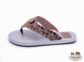 Coach Sandals 4703-Sandy and White