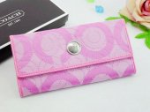 Waverly Wallets 2519-Pink and Silver Button with Embedded Line "