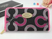 Waverly Wallets 2543-Cinqfoil "C" Logo and Black Cloth with Pink
