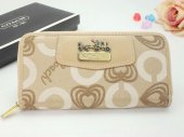 Madison Wallets 2098-Heart-shaped Coach Brand and Sandy Cloth wi