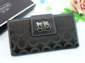 Chelsea Wallets 1949-Indigo and Gold Coach Brand with Chocolate