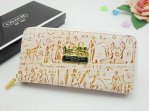 Coach Wallets 2778-Gold Coach Brand and Ancient Egypt Pattern wi
