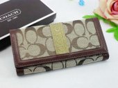 Poppy Wallets 2223-Gold Belt in Middle with Sandy Cloth and Choc