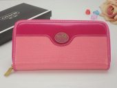 Waverly Wallets 2504-All Pink with Red Leather