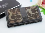 Poppy Wallets 2225-Coffee Belt in Middle with Chestnut Cloth and