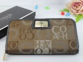 Madison Wallets 2041-Letter Coach Brand and Sandy Cloth with Gol