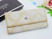 Waverly Wallets 2517-White and Silver Button with Embedded Line