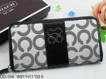 Coach Wallets 2700-City of Victoria Metal Logo and White with Bl