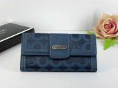 Coach Wallets 2742-All Blue and Gold Coach Brand with "C" Logo