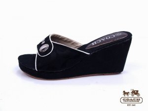 Coach Wedges 4947-Coach Brand and Black