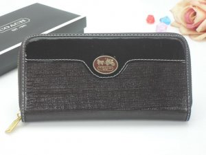 Waverly Wallets 2503-All Chestnut with Black Leather