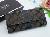 Poppy Wallets 2211-Half Moon "C" Logo and Sandy Cloth with Brown