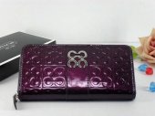 Coach Wallets 2747-All Purple Leather with Tetracyclic "C" Logo