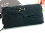 Coach Wallets 2651-Indigo and "C" Logo with Black Leather