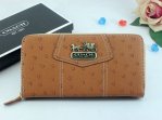 Madison Wallets 2065-Orange Leather and Gold Coach Brand with Wh