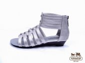 Coach Sandals 4715-Coach Brand and Silver Leather