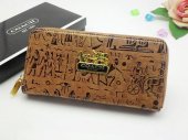 Coach Wallets 2777-Gold Coach Brand and Ancient Egypt Pattern wi
