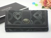 Sutton Wallets 2421-Heart-shaped Icon and Indigo with Black Coac