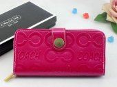 Waverly Wallets 2513-All Pink Leather and Heaved "C" Logo