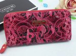 Coach Wallets 2671-All Red Serpentinite and Coach Brand