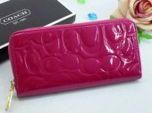 Poppy Wallets 2279-Engraved C Logo and All Rose Leather