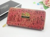 Coach Wallets 2780-Gold Coach Brand and Ancient Egypt Pattern wi