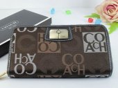 Madison Wallets 2043-Letter Coach Brand and Brown Cloth with Gol