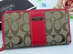 Poppy Wallets 2271-Metal Brand and Sandy with Red in Middle