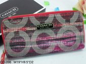 Coach Wallets 2682-Coach Brand and Grey "C" Logo with Red