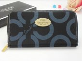 Waverly Wallets 2545-Cinqfoil "C" Logo and Black Cloth with Leat