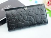 Poppy Wallets 2202-All Chocolate Leather and Silver Button