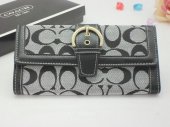 Chelsea Wallets 1975-Grey Cloth and Half Moon "C" Logo with Blac