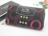 Madison Wallets 2089-Gold Coach Brand and Buttons with Indigo Le