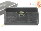Waverly Wallets 2501-All Gray with Black Leather