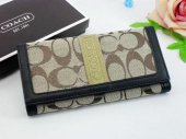 Poppy Wallets 2224-Gold Belt in Middle with Sandy Cloth and Blac